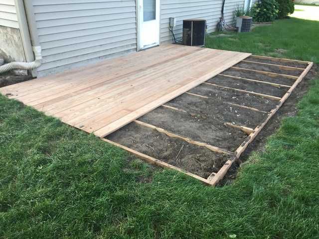 How To Build A Ground Level Deck Bamboo Garden How To Build A Ground Level Deck, How To Build A Ground Level Deck With Blocks
